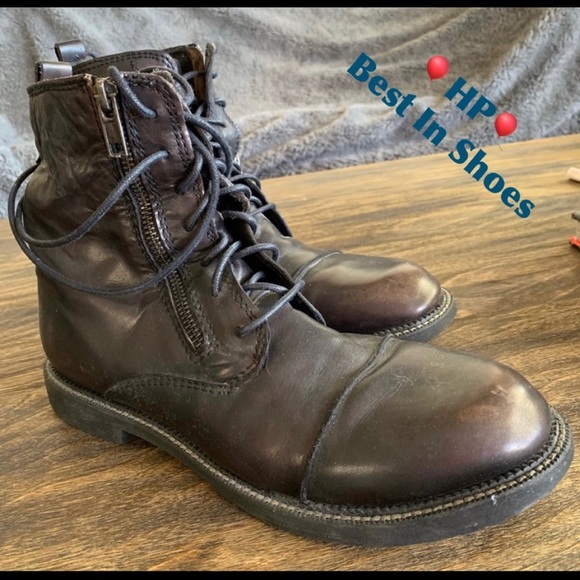 Bed Stu Other - Bed Stu Zip Lace Distressed Boots EUC